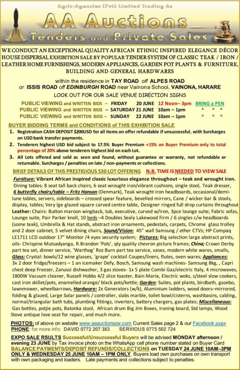 AA-auctions-african-decor-sale-Zimtrader-email-advertising