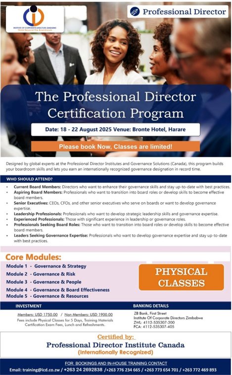 ICDZ-pro-directors-certification-programme-aug-2025-Zimtrader-email-advertising