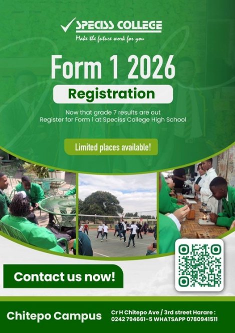 Speciss-college-2026-chitepo-campus-high-school-intake-Zimtrader-email-advertising.
