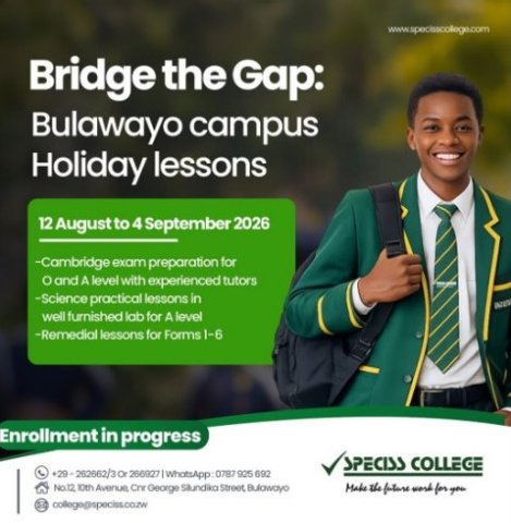 Speciss-college-bulawayo-bridge-the-gap-holiday-lessons