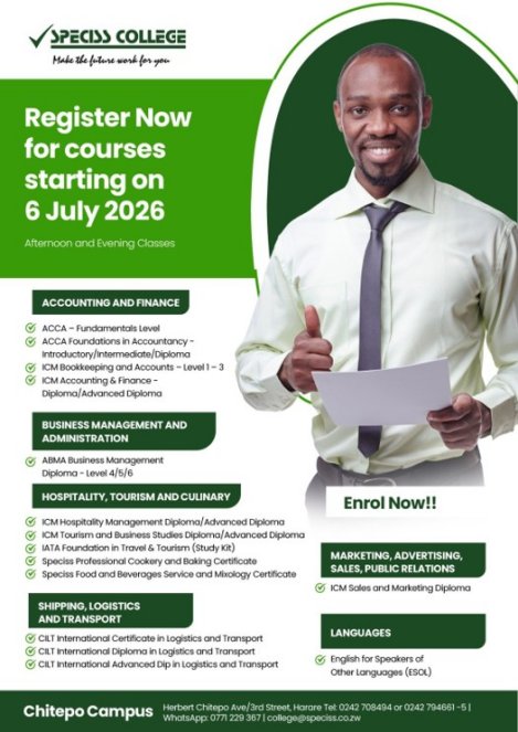 Speciss-college-register-now-for-july-courses-Zimtrader-email-advertising