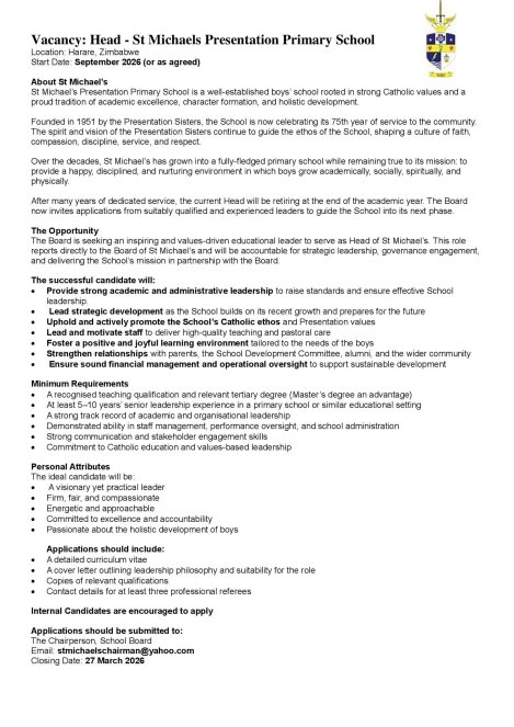 St-michaels-vacancy-for-head-Zimtrader-email-advertising