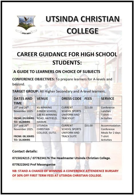 Utsinda-Christian-College-career-guidance-Zimtrader-email-advertising