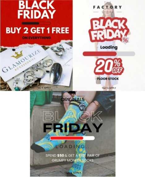 black-friday-deals-glamorize-factory-store-and-originals-Zimtrader-email-advertising