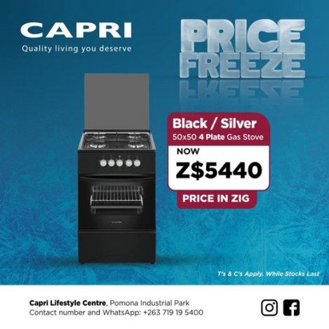 capri-gas-stove-price-freeze-Zimtrader-email-advertising