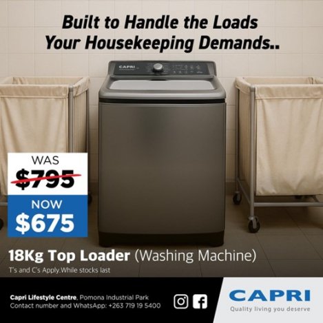 capri-washing-machine-special-Zimtrader-email-advertising