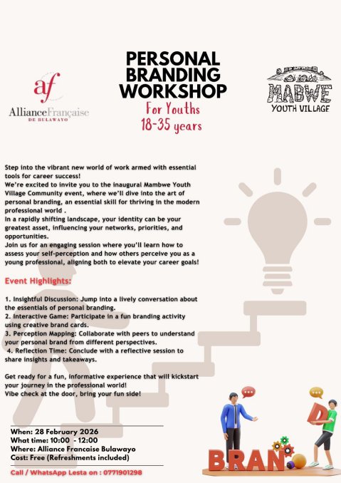 Zimtrader-whats-on-alliance-francaise-bulawayo-personal-branding-workshop